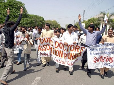 Young Doctors Protest Petrol Price Hike as Rising Inflation Deepens Financial Pressure