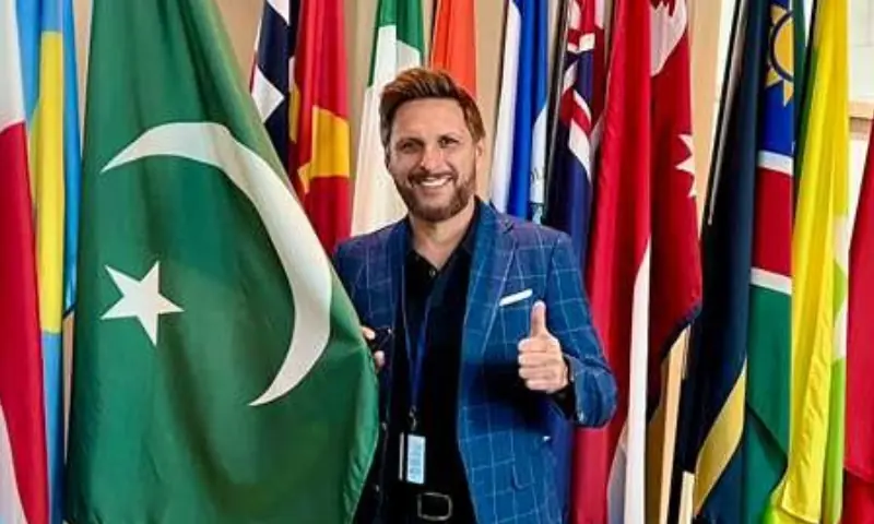Shahid Afridi Visits United Nations Headquarters Shahid Afridi Visits United Nations Headquarters