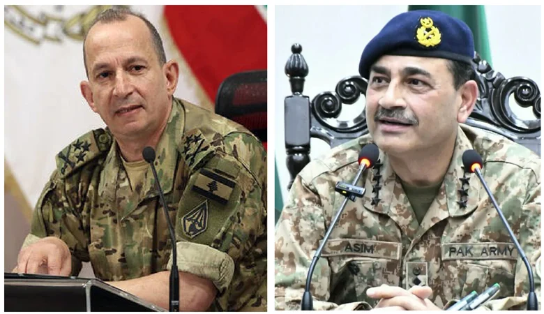 Lebanon Army Chief Visits Pakistan Lebanon Army Chief Visits Pakistan