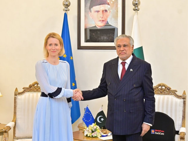 Ishaq Dar and EU’s Ms. Kallas Endorse Progress in US-Iran Talks, Hope for Lasting Peace Ishaq Dar and EU’s Ms. Kallas Endorse Progress in US-Iran Talks, Hope for Lasting Peace