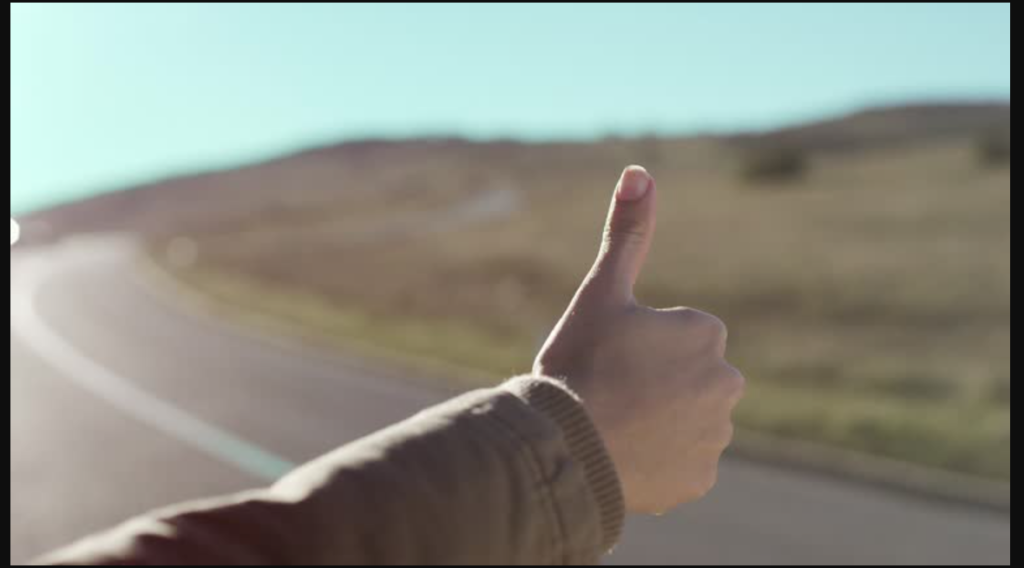 Motorway Police Ban Hitchhiking by Men in Uniform Hitchhiking