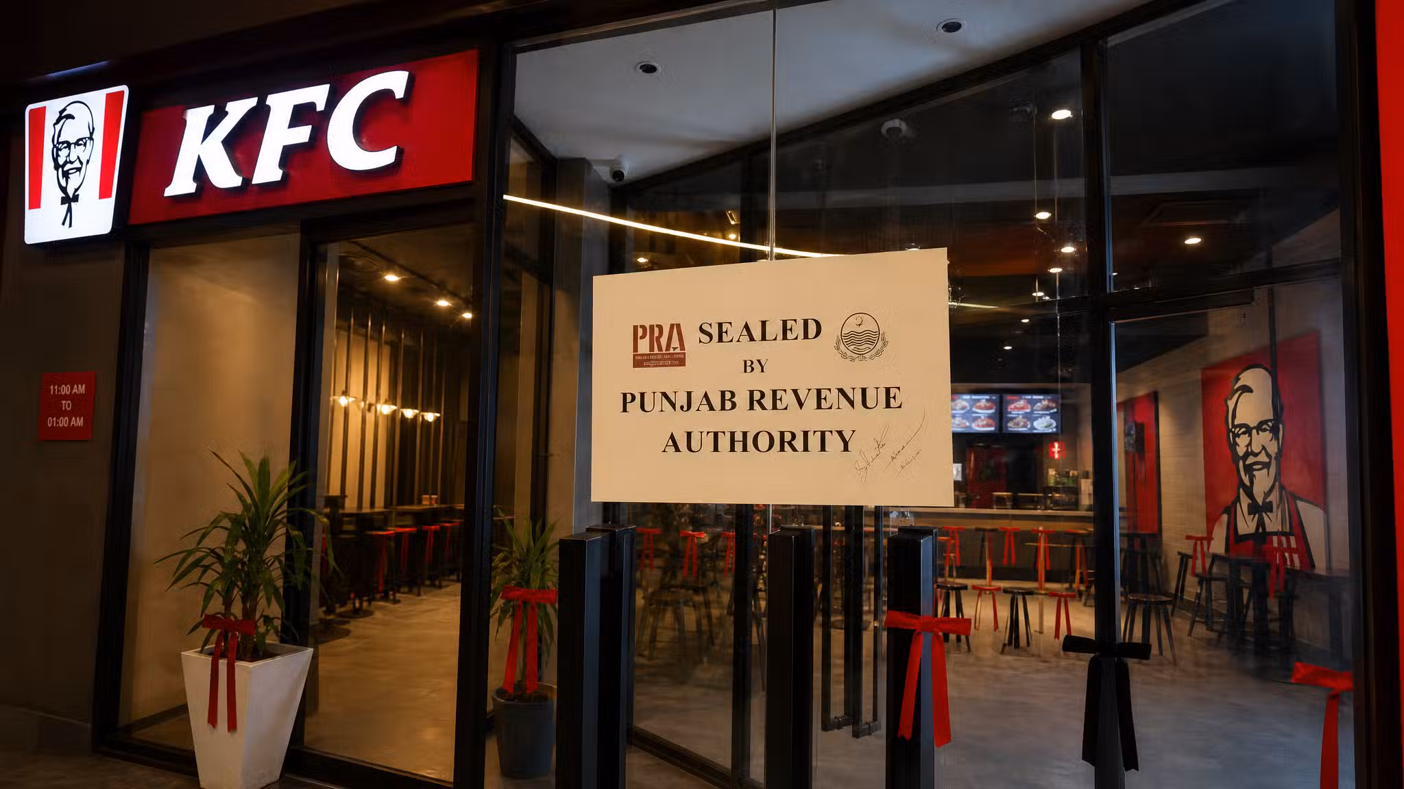 Punjab Revenue Authority Seals Multiple KFC Outlets in Lahore Over Tax Compliance Issues