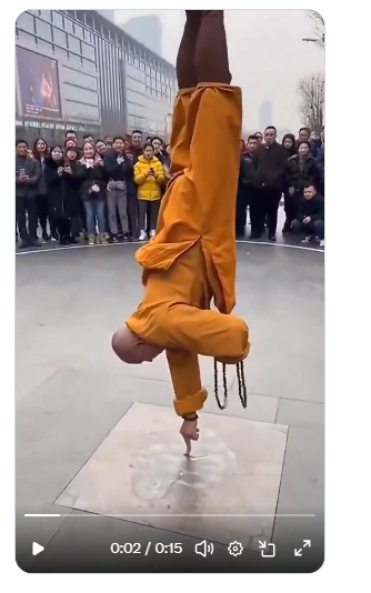 Watch the viral video showing the rare Shaolin “One Finger” Kung Fu technique: It is unbelievable skill Watch the viral video showing the rare Shaolin “One Finger” Kung Fu technique: It is unbelievable skill