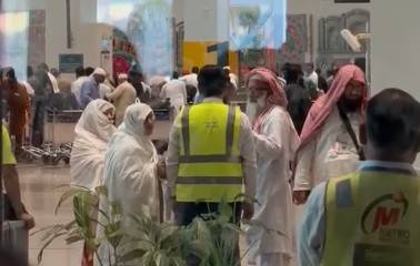Passengers of Saudi Airlines flight SV-5728 staged a protest at Islamabad International Airport