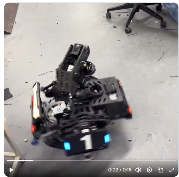 Students Develop Hybrid Robot Capable of Walking, Rolling, and Climbing Stairs Nanjing university students develop hybrid robot with wheels legs climbing stairs showcasing China's rapid robotics innovation and AI-powered engineering advancement today.