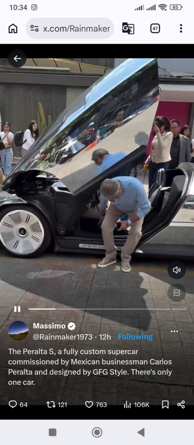 One-Off Peralta S Supercar Captivates Car Enthusiasts After Viral Social Media Video One-Off Peralta S Supercar Captivates Car Enthusiasts After Viral Social Media Video