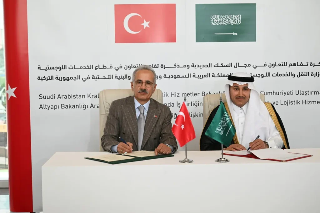 Türkiye and Saudi Arabia Sign Landmark Transport and Railway Cooperation Agreements