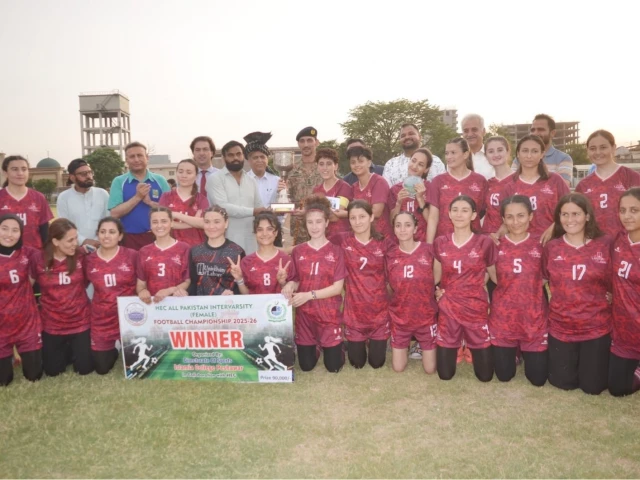 University of Lahore Wins All Pakistan Inter-University Women’s Football Championship University of Lahore Wins All Pakistan Inter-University Women’s Football Championship