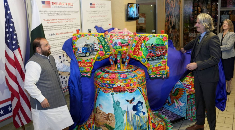 US Embassy Unveils Liberty Bell Display at Lok Virsa Museum Islamabad US Embassy Unveils Liberty Bell Display at Lok Virsa Museum Islamabad