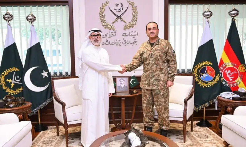 CDF Asim Munir and Kuwait FM Discuss Regional Security Cooperation CDF Asim Munir and Kuwait FM Discuss Regional Security Cooperation