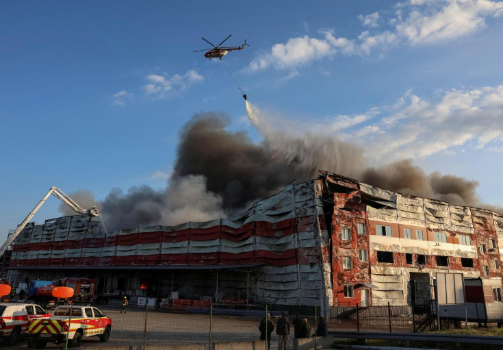 Russian Missile Strike On Kyiv Kills 1 and Injures Thirteen Russian Missile Strike On Kyiv Kills 1 and Injures Thirteen