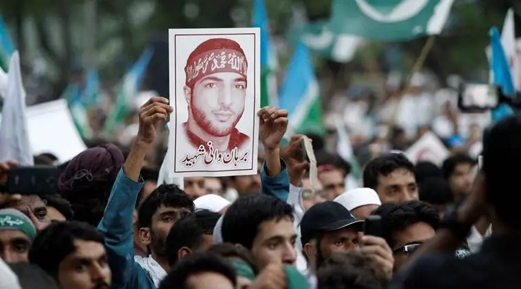 Kashmiris Rally to Mark Burhan Wani’s 10th Death Anniversary Kashmiris Rally to Mark Burhan Wani’s 10th Death Anniversary