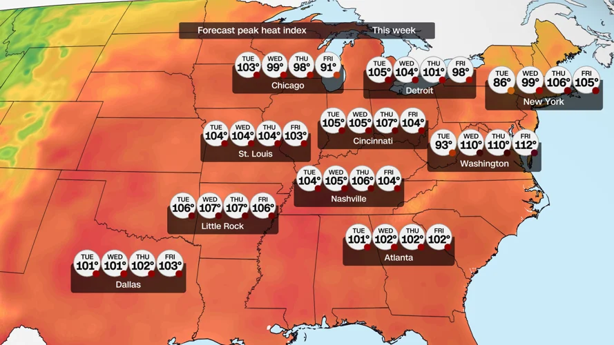 Historic US Heatwave Scorches States Before July 4th Holiday Historic US Heatwave Scorches States Before July 4th Holiday