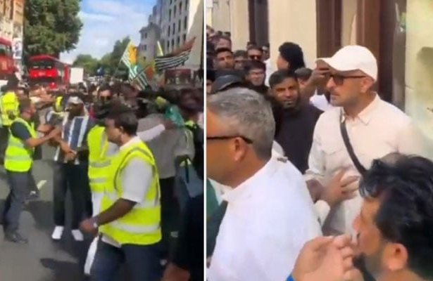 Pakistani Journalist Murtaza Ali Shah Assaulted During London Protest Pakistani Journalist Murtaza Ali Shah Assaulted During London Protest