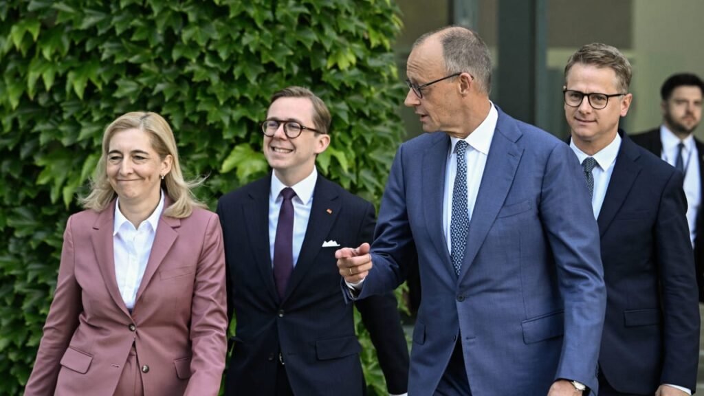 German chancellor reshuffles cabinet as government seeks fresh momentum