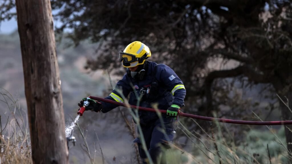 Greek firefighters battle deadly Crete wildfires as heat fuels blazes across Europe