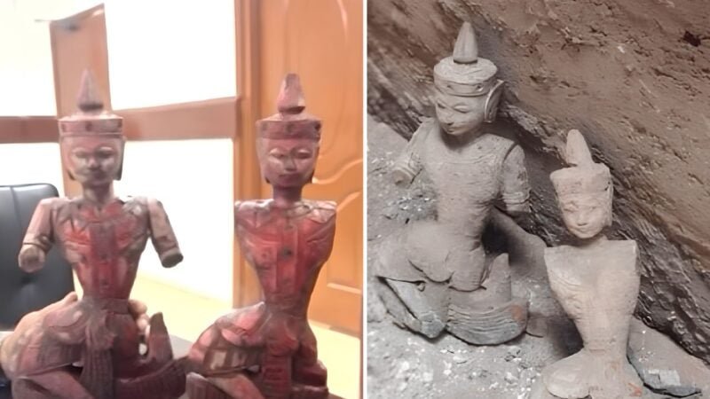 Ancient Statues Discovered During Restoration of Karachi’s Historic Lee Market