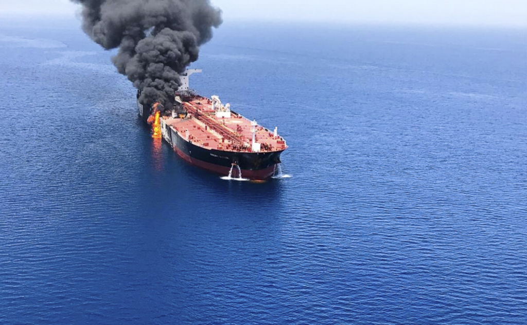 US And Iran Intensify Attacks,Two oil tankers explode in Hormuz Hormuz