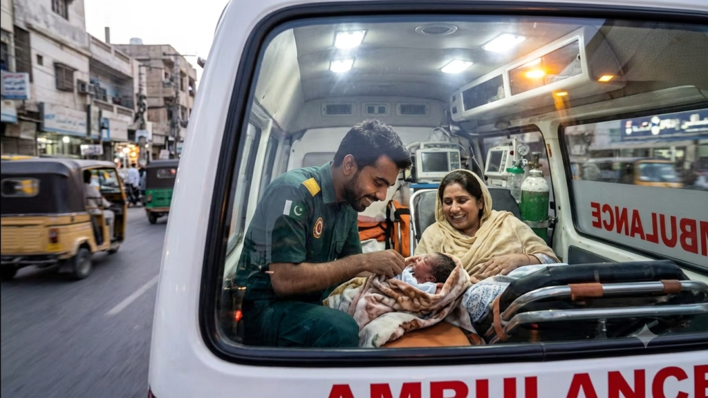 Moments of Panic Turn to Joy as Woman Delivers Baby in Moving Ambulance