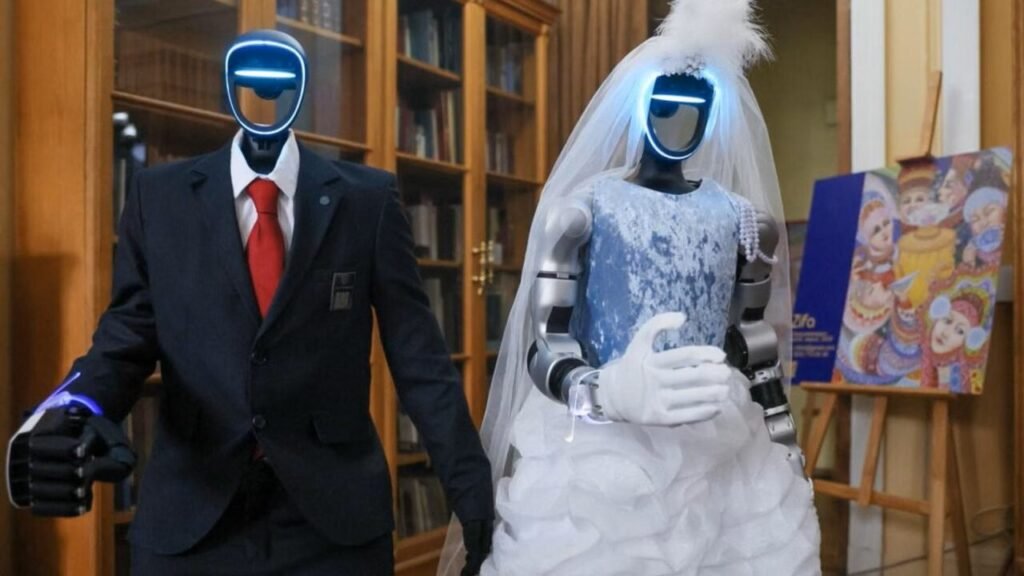 Russia Stages First Humanoid Robot Wedding in Moscow