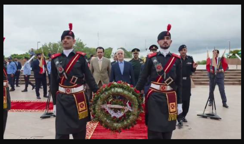 Iranian Interior Minister Pays Tribute to Pakistan’s Martyrs at National Monument Iranian Interior Minister
