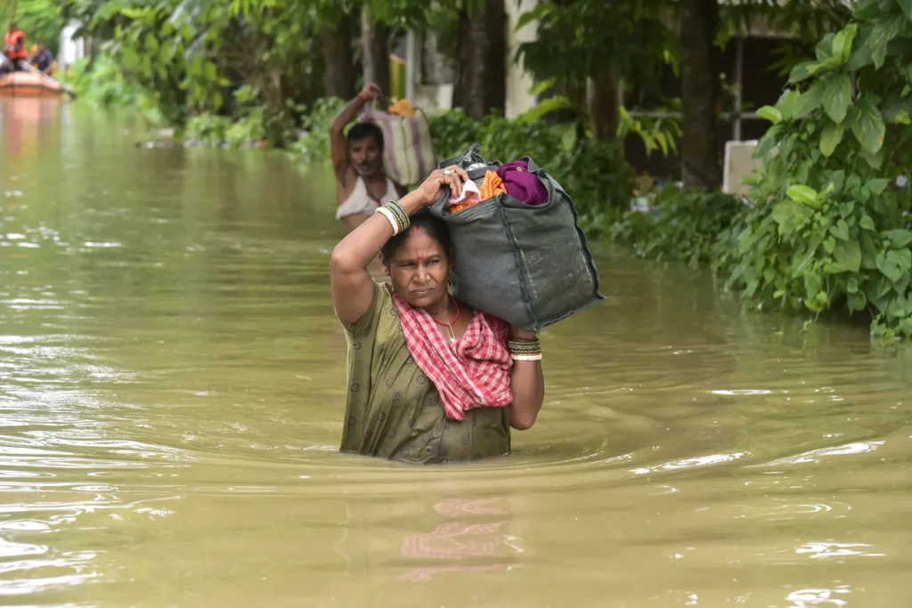 Assam floods kill at least 50 as heavy monsoon rains displace 700,000 people