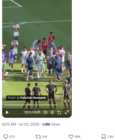 FIFA investigates Argentina-Spain brawl after heated World Cup final Viral video claims to show Spain and Argentina players fighting after World Cup final