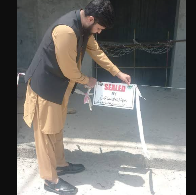 RDA Seals 11 Buildings in Crackdown on Illegal Construction in Rawalpindi RDA seals 11 buildings