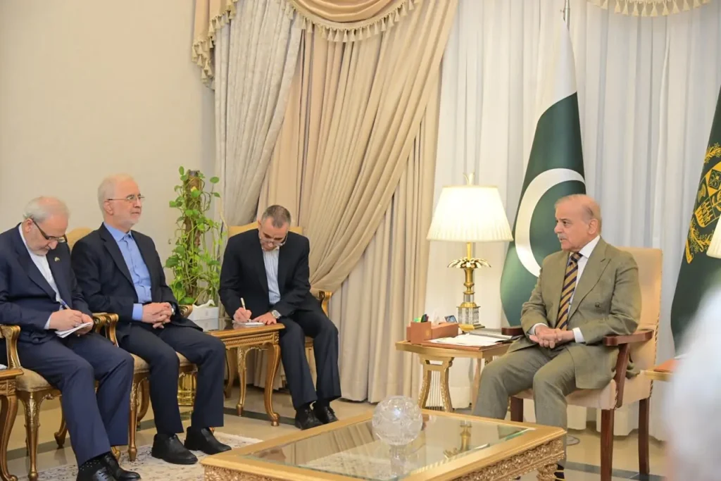 PM Shehbaz reaffirms Pakistan’s commitment to regional peace during meeting with Iranian minister