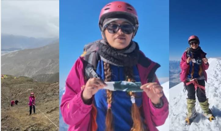 Teenager Student Malaika Khilji Becomes First Balochistan Girl to Summit Khusar Gang Peak Teenager Student Malaika Khilji Becomes First Balochistan Girl to Summit Khusar Gang Peak