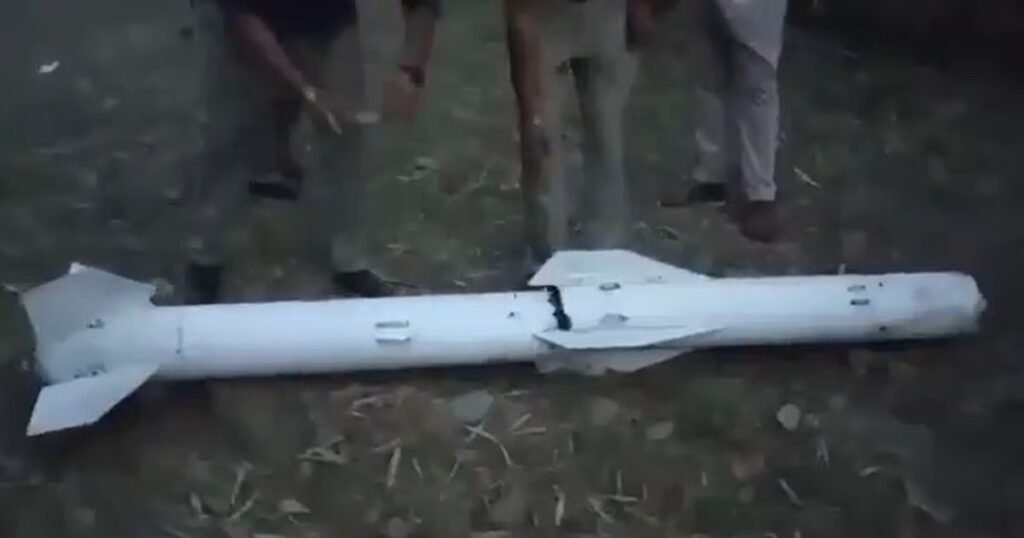 Unexploded Missile Found During Construction Work in Islamabad