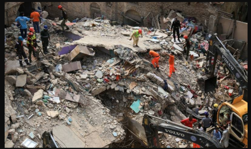 What Triggered the Collapse? Three-Storey Building Crashes Down in Murree Murree building collapse