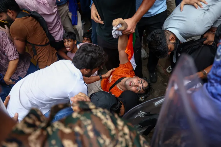 Student protests intensify in New Delhi after police crackdown leaves dozens injured