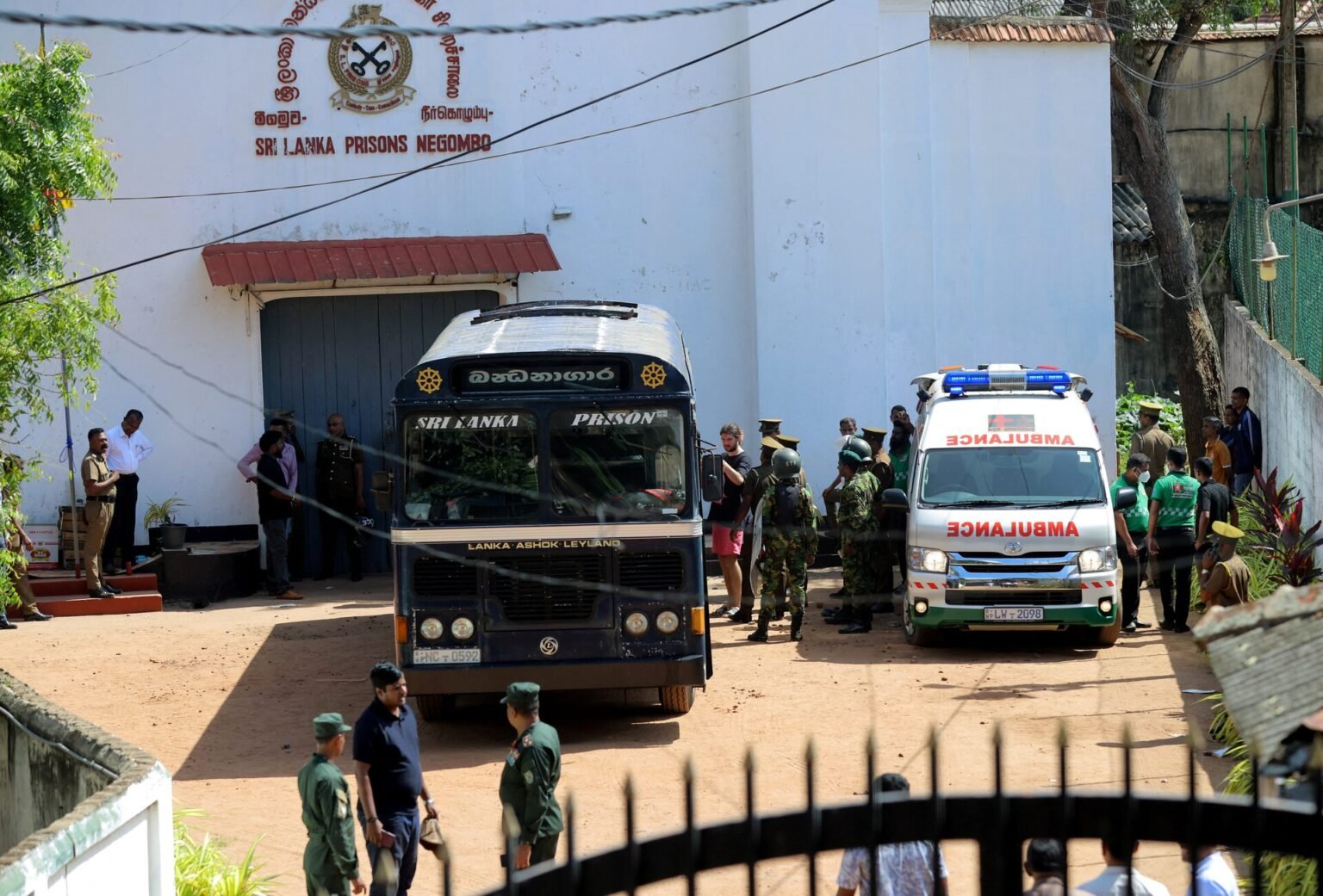 Deadly prison clashes in Sri Lanka leave 25 inmates dead, around 100 injured