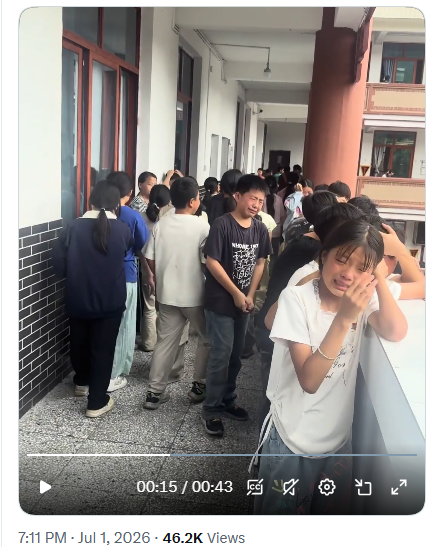 Why are students weeping in this viral video? The reason will surprise you Why are students weeping: The reason will surprise you