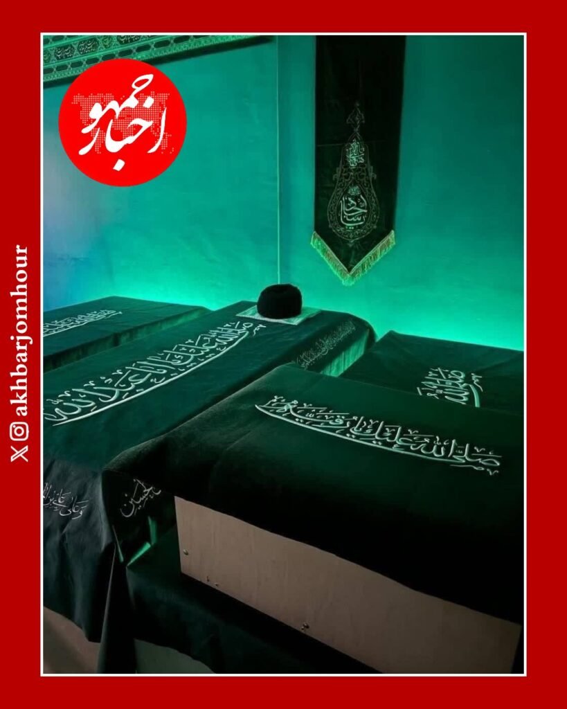Images claiming to show Khamenei’s coffin circulate online as site restoration photos emerge