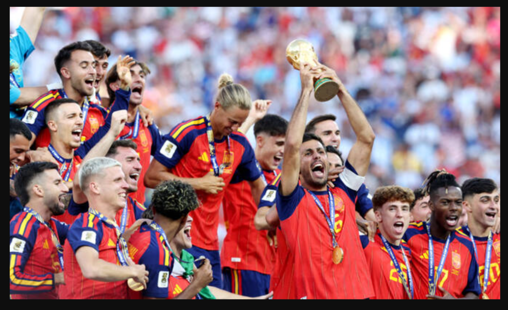 Spain Crowned FIFA World Cup 2026 Champions After Beating Argentina Spain Celebrate Historic World Cup Triumph After Extra-Time Victory Over Argentina