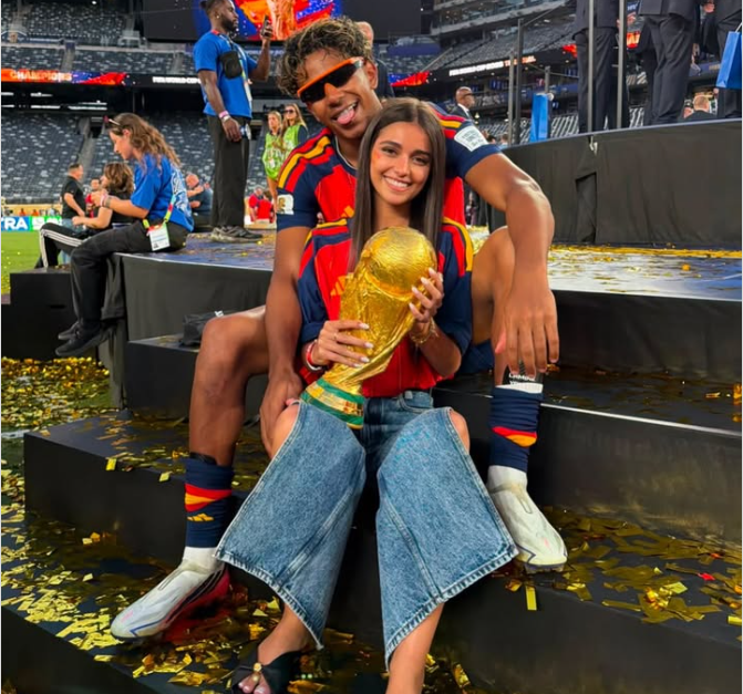 Yamal’s girlfriend Garcia Santos shares an emotional message after Spain’s victory in FIFA World Cup Yamal's girlfriend Garcia Santos shares an emotional message after Spain's victory in FIFA World Cup