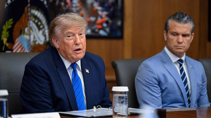 White House Denies Trump-Hegseth Iran Clash Reports trump and hegseth