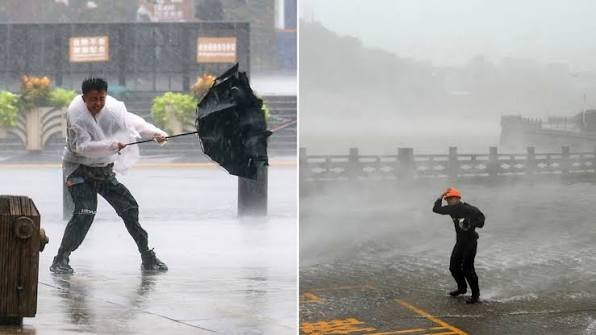 Typhoon Dolphin Forces Mass Evacuations Across Eastern China Typhoon Dolphin