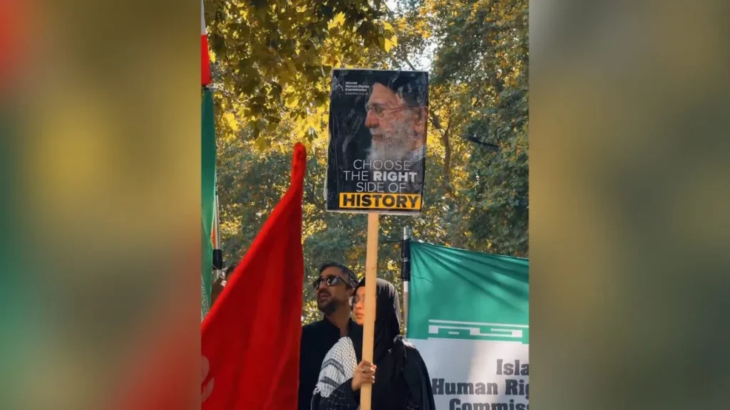 Iranian Symbols Draw Attention at London Arbaeen Procession
