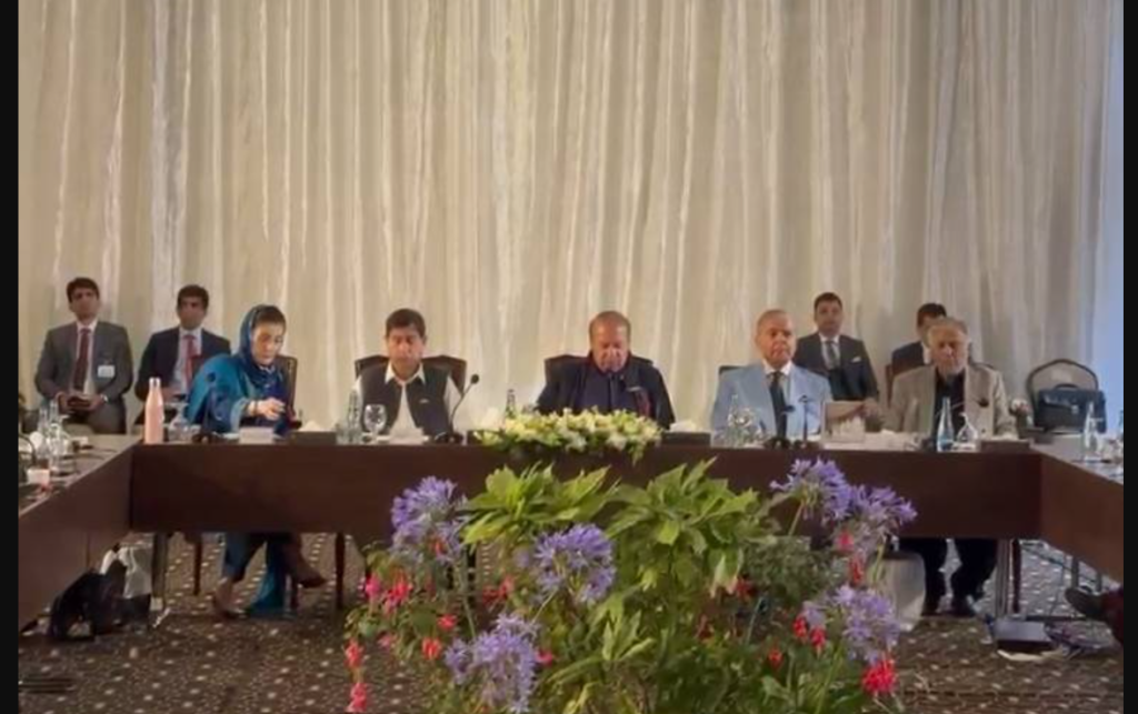 What’s on the Table? Nawaz Sharif Brings PML-N’s AJK Team Together Nawaz Sharif PML-N AJK