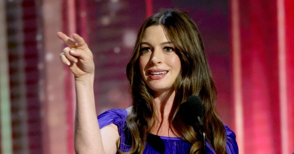 Anne Hathaway Fights Back Tears at D23 While Thanking Fans: ‘I’m Just an Actress’