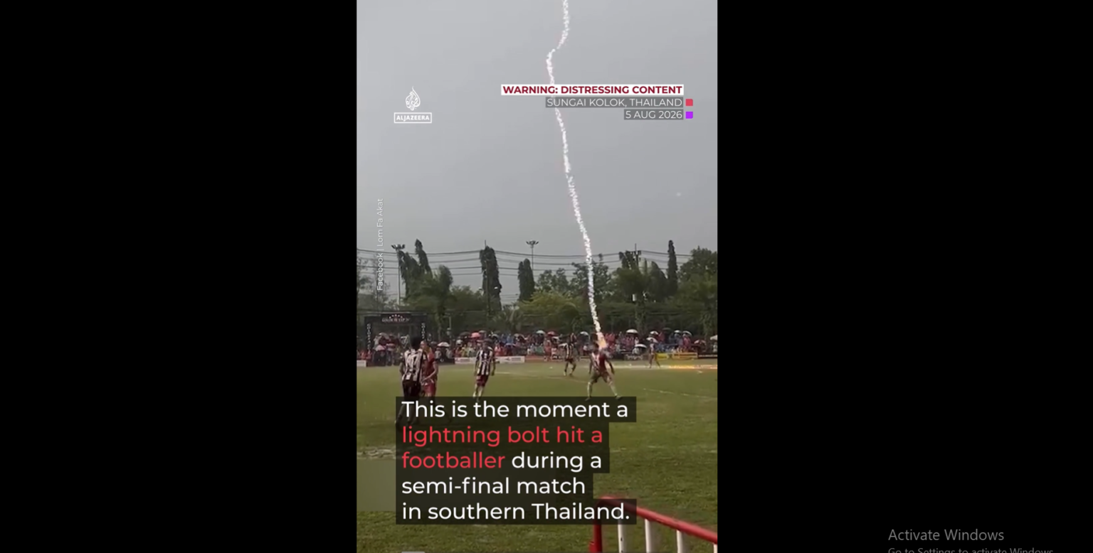 Watch How Did a Lightning Strike Turn a Thai Football Match Deadly?