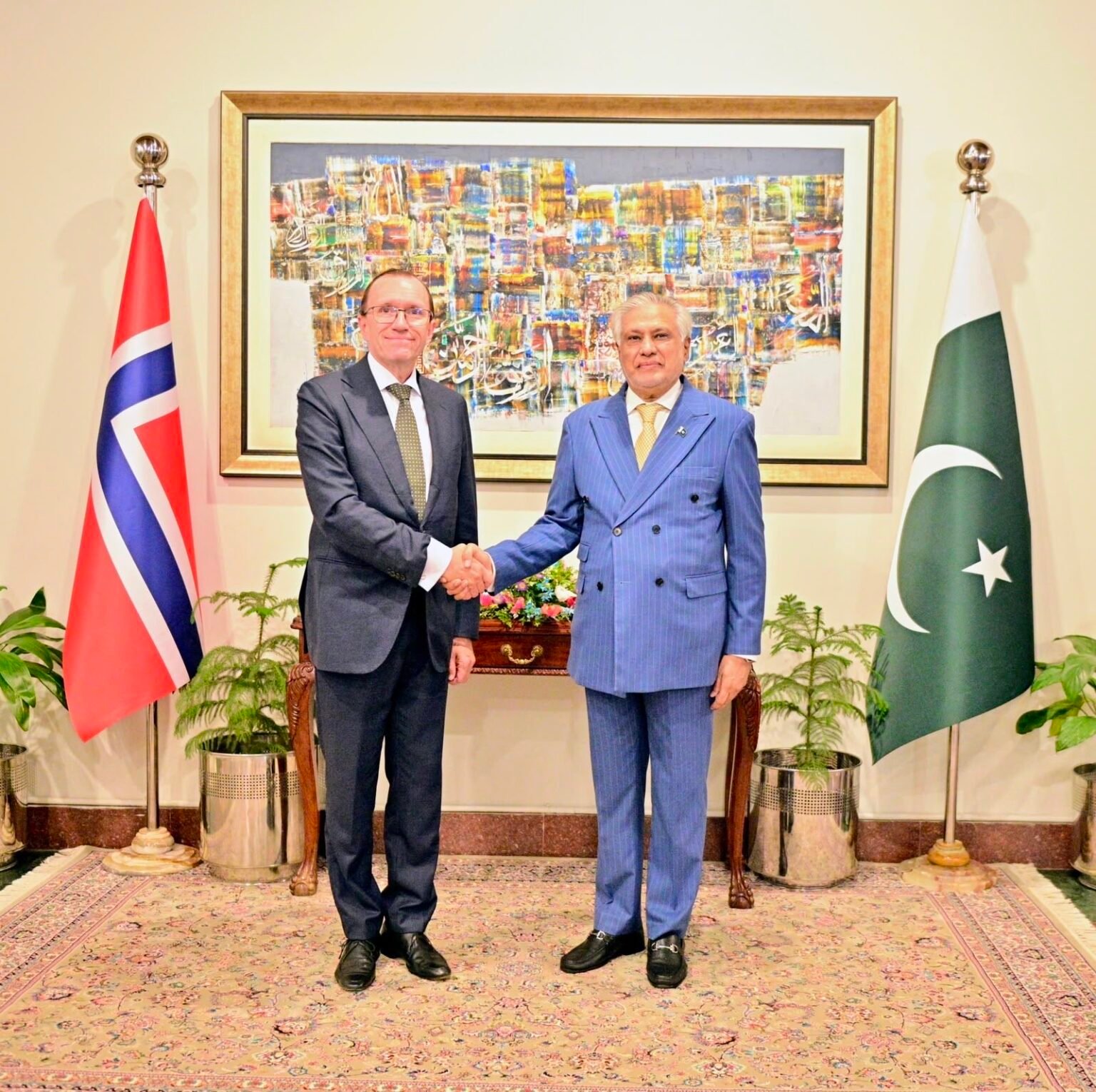 Norwegian Foreign Minister Espen Barth Eide Arrives in Pakistan for Two-Day Official Visit Norwegian Foreign Minister Espen Barth Eide Arrives in Pakistan for Two-Day Official Visit
