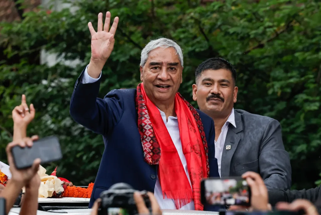 Former Nepal PM Sher Bahadur Deuba Returns Home Amid Corruption Investigation