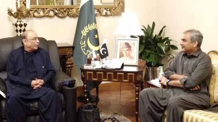 Mohsin Naqvi Meets President Zardari In Karachi Mohsin Naqvi Meets President Zardari