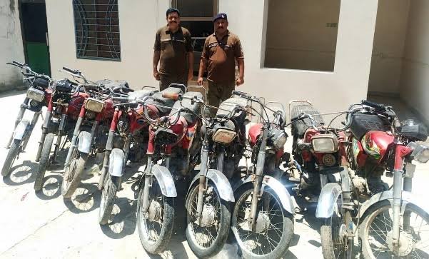Police Recover 11 Stolen Motorcycles, Arrest Nine Suspects Stolen Motorcycles