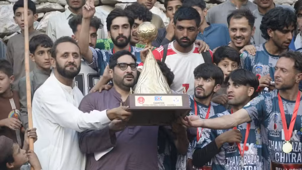 Local Football Club Zang Bazar FC Beats Army, Navy to Seal Chitral League Title