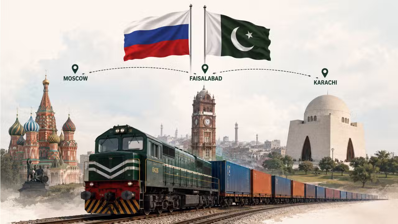 Pakistan Railways Signs Freight Agreement With Russian Firm to Strengthen Regional Trade Links